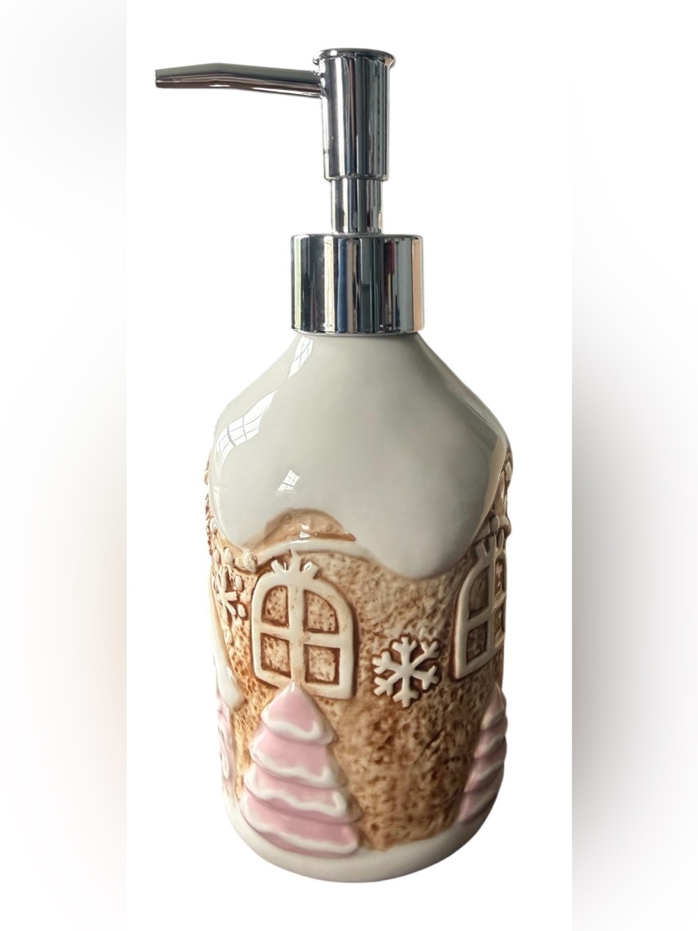 New Gingerbread House Soap Dispenser - Picture 2 of 3
